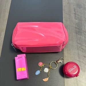 Summer Fridays Make up Bagwith Doll 10 Beauty gloss and Starface Lip Balm New